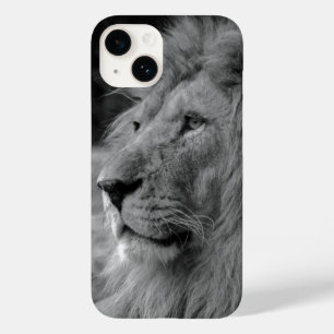 Coque Case-Mate iPhone Lion noir et blanc - Animal sauvage