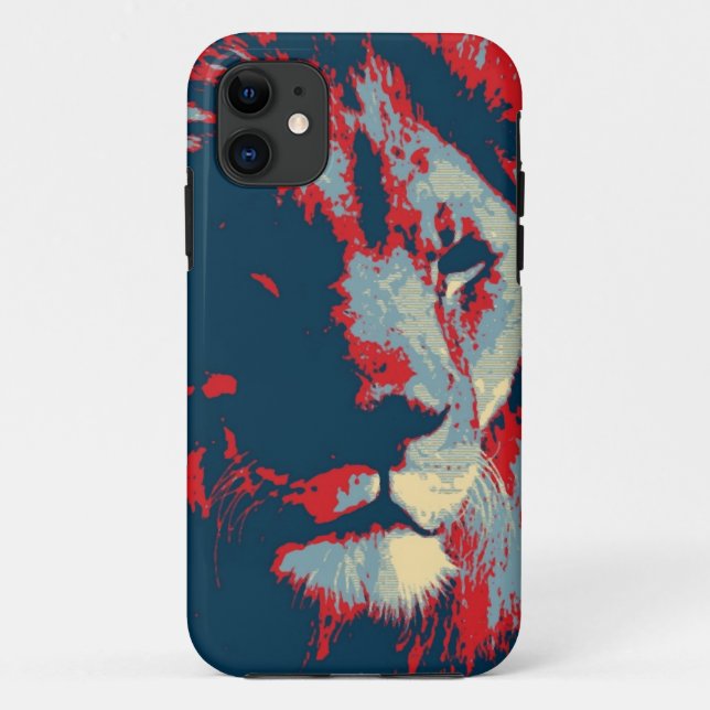 Coques Case-Mate iPhone Lion Pop Art (Dos)