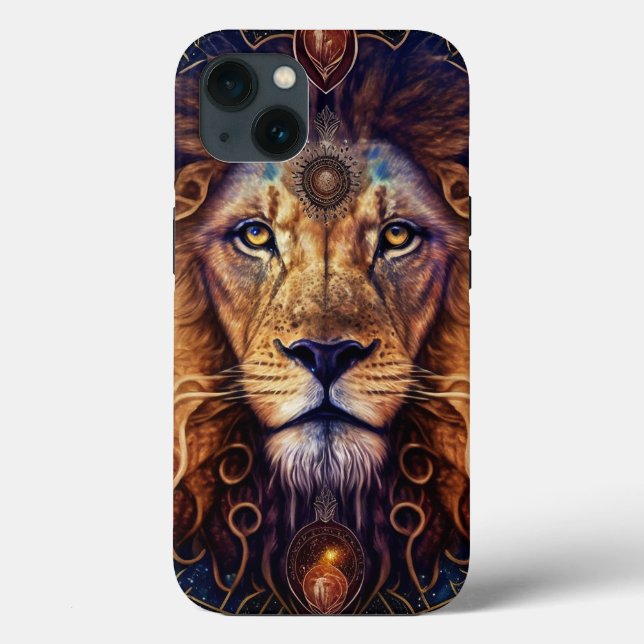 Coques Case-Mate iPhone Lion Spirit Mandala Art Visionnaire (Verso)