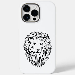 Coque Case-Mate iPhone Lion tribal noir et blanc