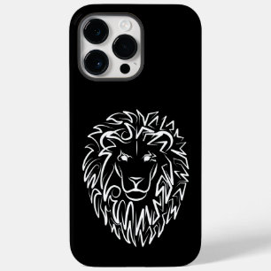 Coque Case-Mate iPhone Lion tribal noir et blanc