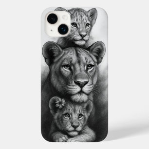 Coque Case-Mate iPhone Lionne & Lionceaux