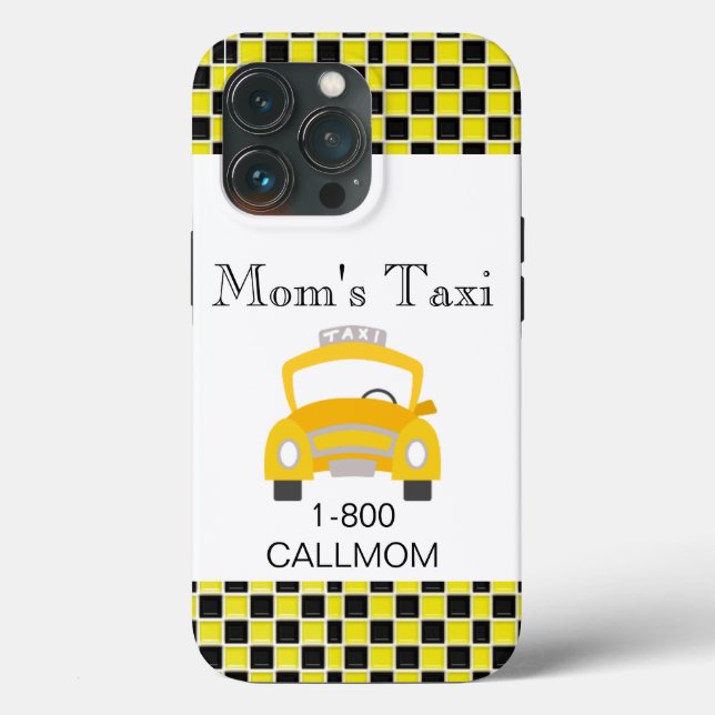 Coques Case-Mate iPhone L'iPHONE TAXI DE MOM (Verso)