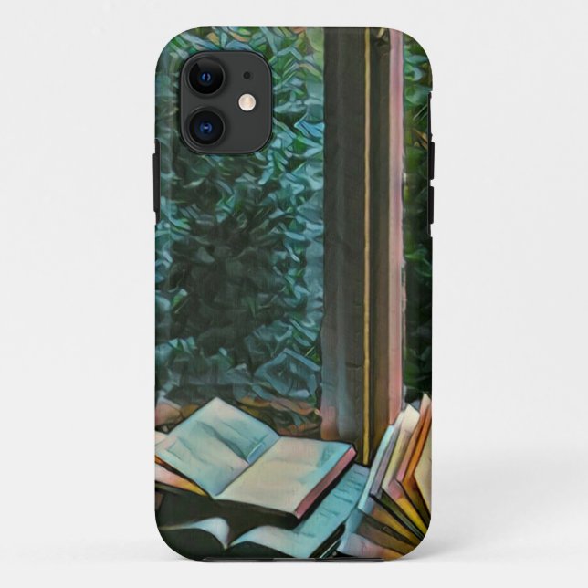 Coques Case-Mate iPhone Lire un cadeau d'illustration (Dos)