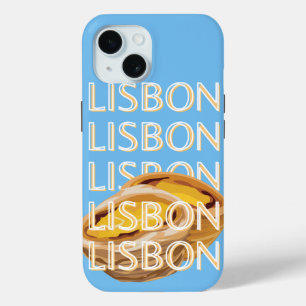 Coque Case-Mate iPhone Lisbonne Travel Art, Bleu, Portugal