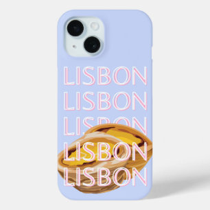 Coque Case-Mate iPhone Lisbonne Travel Art, Blue, Portugal, Pastel