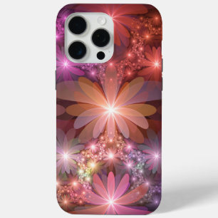 Coque Case-Mate iPhone Lit De Fleurs Coloré brillant Abstrait Fractage Ar