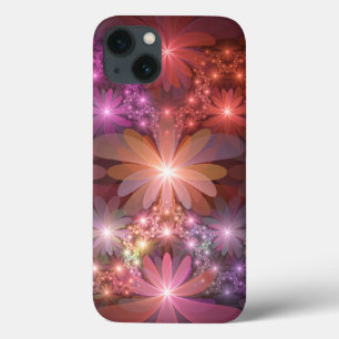 Case-Mate iPhone Case Lit De Fleurs Coloré brillant Abstrait Fractage Ar