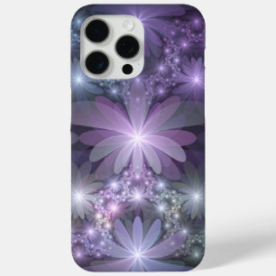 Coque Case-Mate iPhone Lit de fleurs tendance brillant art fractal abstra