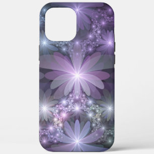 Case-Mate iPhone Case Lit de fleurs tendance brillant art fractal abstra