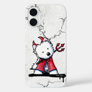 Coque Pour iPhone 16 Little Devil Westie