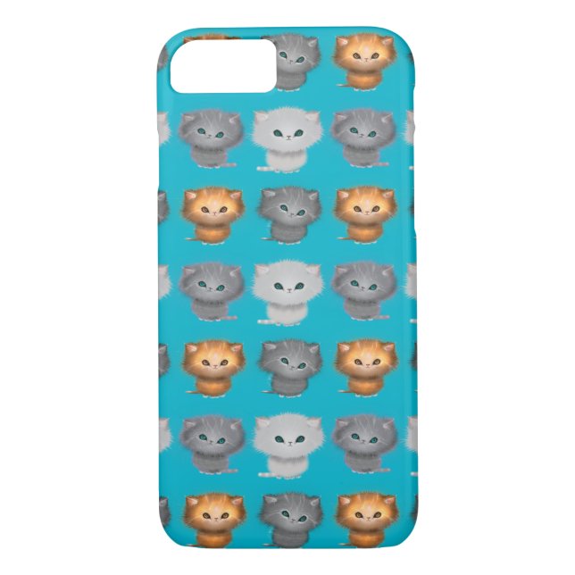 Coques Case-Mate iPhone Little Kittens Motif Tabby Persian Kitties (Dos)