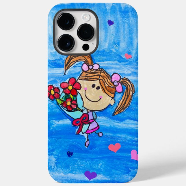 Coques Case-Mate iPhone Little Miss Sunshine - Kids Art for CHOC (Verso)