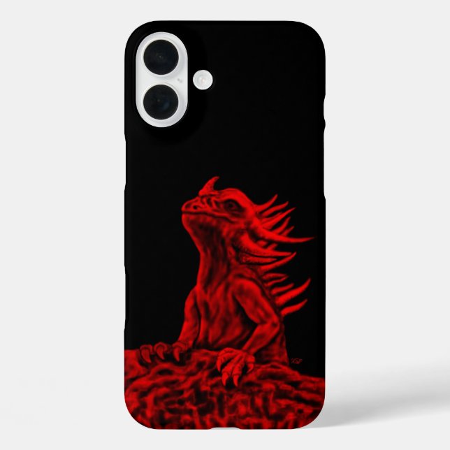 Coques Case-Mate iPhone Little red Dragon (Verso)