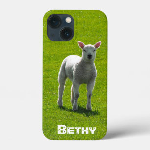 Case-Mate iPhone Case Little White Lamb et ton nom
