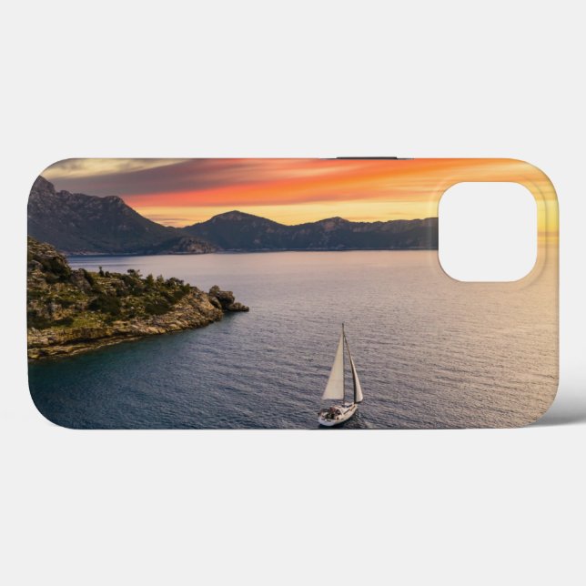Coques Case-Mate iPhone Littoral | Bodrum, Turquie (Verso (horizontal))
