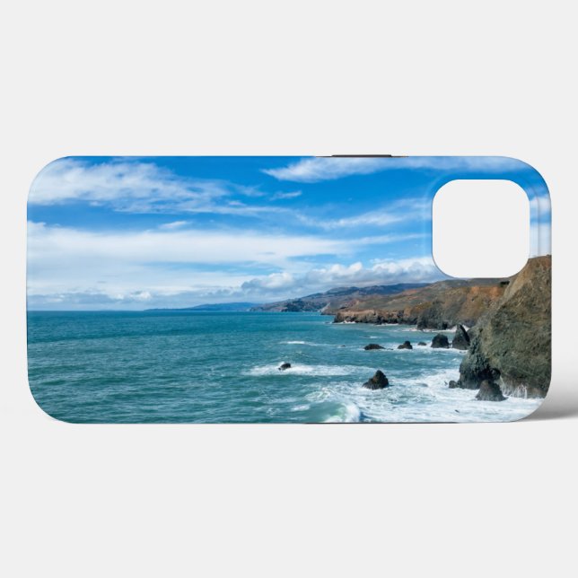 Coques Case-Mate iPhone Littoral | Marin Headlands, Californie (Verso (horizontal))