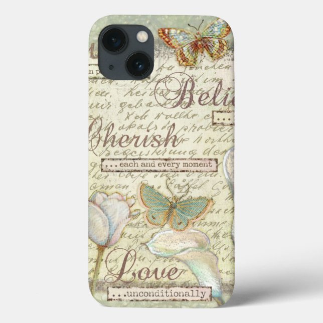 Coques Case-Mate iPhone Live Believe Cherish (Verso)