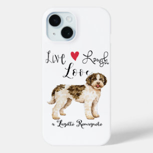 Coque Case-Mate iPhone Live Laugh Love a Lagotto Romagnolo