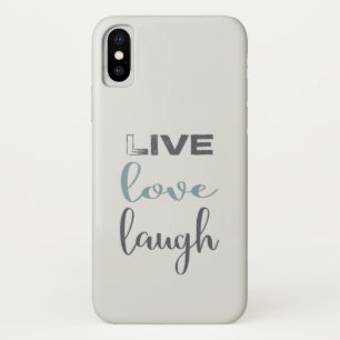 Coque Case-Mate iPhone Live Love Laugh Typographie