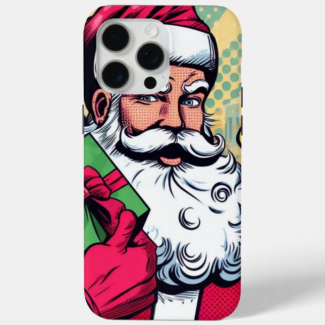 Coques Case-Mate iPhone Livre de bande dessinée Père Noël/Noël (Verso)