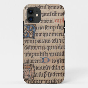 Coque Case-Mate Pour iPhone Livre de l'écriture de latin médiéval d'heures