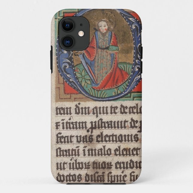 Coques Case-Mate iPhone Livre de manuscrit lumineux médiéval d'heures (Dos)