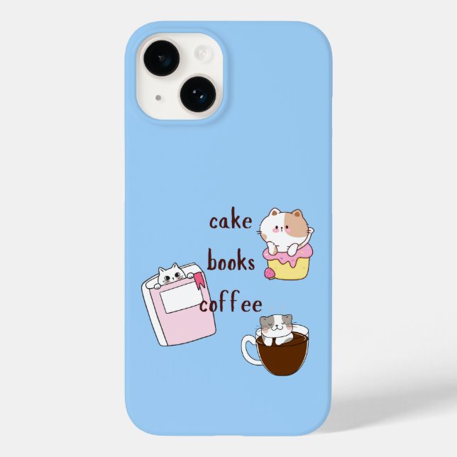 Coques Case-Mate iPhone Livres à gâteaux Café (Verso)