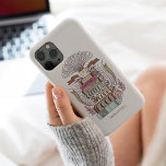 Coque Case-Mate iPhone Livres et Louvain de café Personnalisé<br><div class="desc">Conception personnalisée avec une illustration dessinée à la main d'une pile de livres et d'une tasse de café. Parfait pour les amateurs de café.</div>