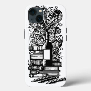 Case-Mate iPhone Case Livres Et Vin Couleur Me Doodle