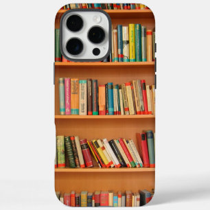Coque iPhone 16 Pro Max Livres sur Arrière - plan de bibliothèque