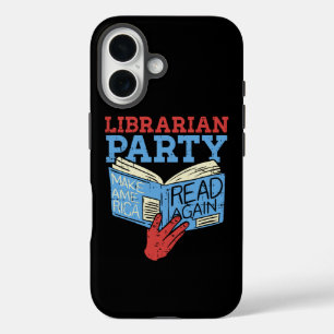 Coque Pour iPhone 16 Livres - The Librarian Party Book Lover Cadeau