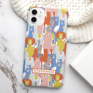 Coque Case-Mate iPhone Llama colorée