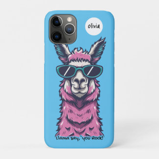 Case-Mate iPhone Case Llama vous dit Rock | Pose ironique dans les lunet