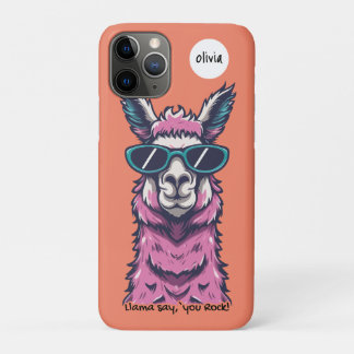Case-Mate iPhone Case Llama vous dit Rock | Pose ironique dans les lunet