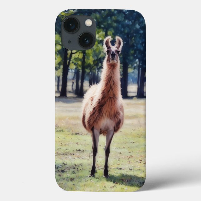 Coques Case-Mate iPhone Llama Wild Animal Art Téléphone Case (Verso)