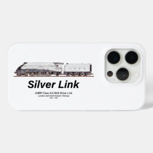 Coque Case-Mate iPhone LNER Classe A4 2509 Silver Link Locomotive à Vapeu