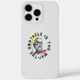 Coque iPhone 16 Pro Max L'Obstacle En Est La Voie - Citation De Marcus Aur