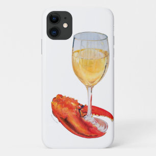 Case-Mate iPhone Case Lobster Claw et Vin Verre Téléphone
