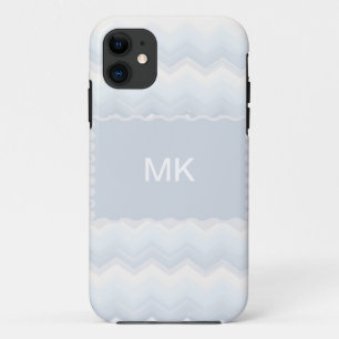 Coques Pour iPhone L'océan ombrage l'aquarelle Chevron