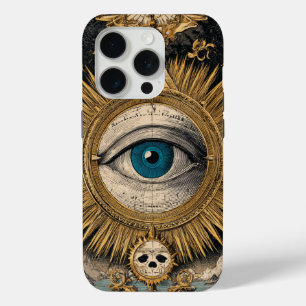 Coque Case-Mate iPhone L'Œil Omniscient de la Conscience Dorée
