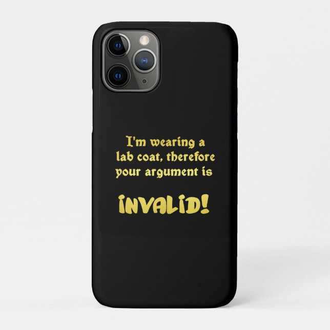 Coques Case-Mate iPhone Logique drôle de blouse de labo : le terminateur d (Dos)