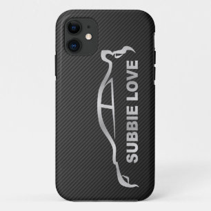 Coques Pour iPhone Logo argenté de silhouette de STI