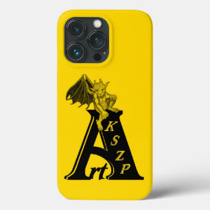 Etui iPhone Case-Mate Logo ArtKSZP avec Golem, Jaune et Noir Design