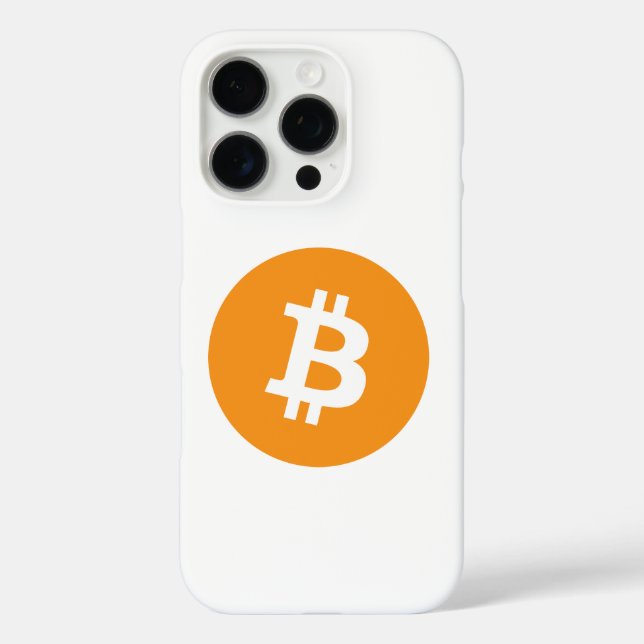 Coques Case-Mate iPhone Logo Bitcoin Cryptomonnaie (Verso)