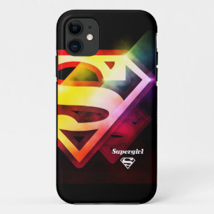 Coque iPhone 11 Logo couleur supergirl