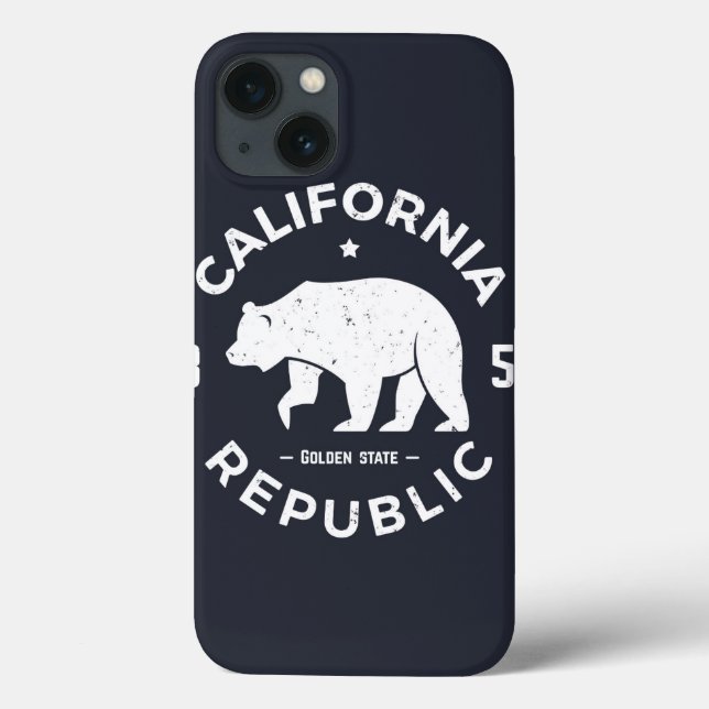 Coques Case-Mate iPhone Logo de Californie| L'État d'Or (Verso)