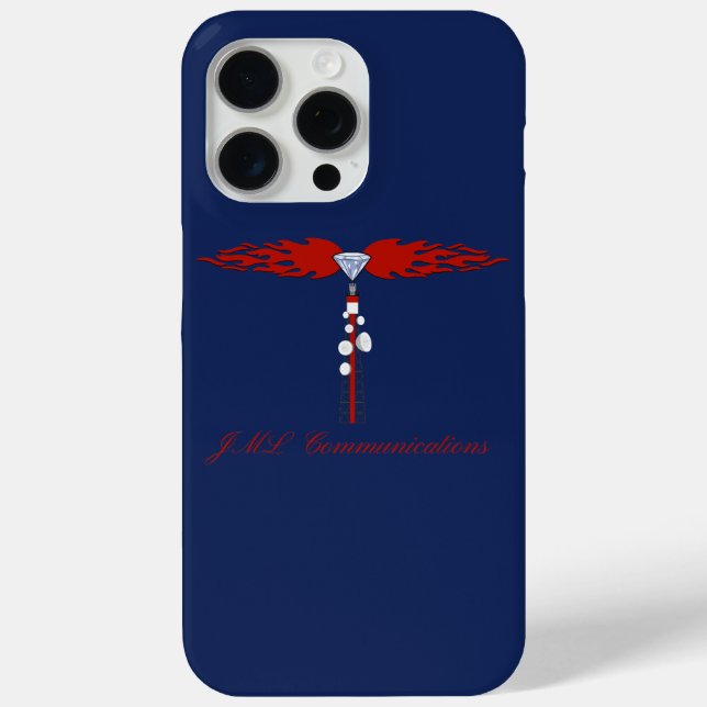 Coques Case-Mate iPhone Logo de la tour de communication JML (Verso)