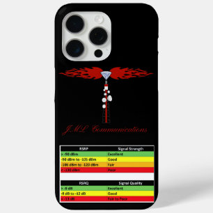 Coque Case-Mate iPhone Logo de la tour de communication JML et signal RSR