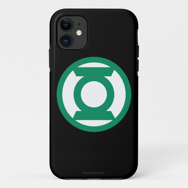 Coques Case-Mate iPhone Logo de lanterne verte 13 (Dos)